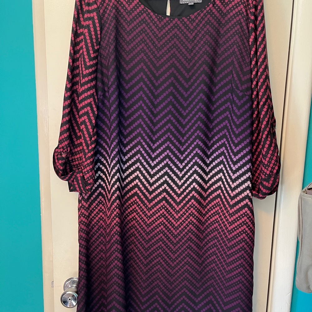 Comfy dress with ombré look